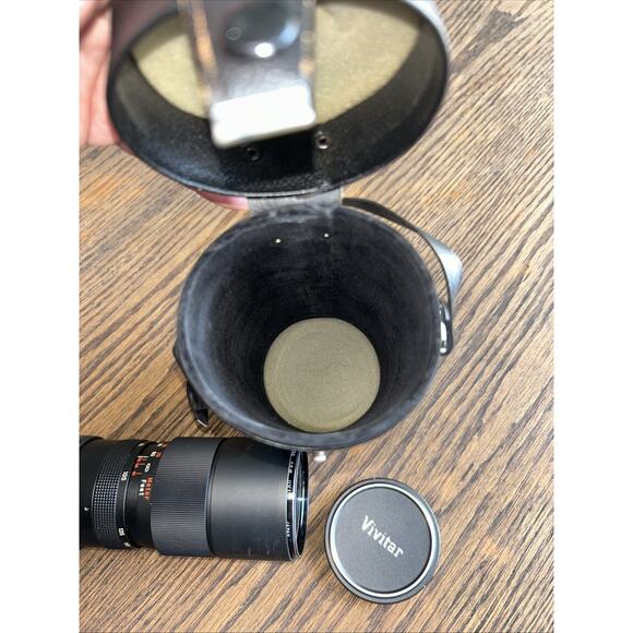 Vivitar Tele-Zoom Camera Lens,85-205mm Auto Zoom 1:3.8,Black Hard Carry Case - Picture 6 of 6